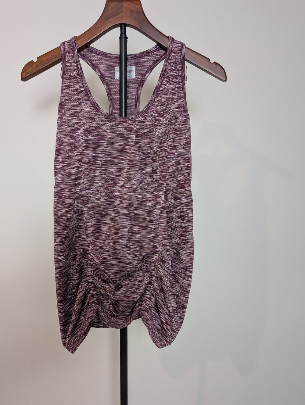 Athleta Fastest Track Racerback Tank - Plum Spacedye